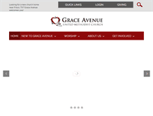 Tablet Screenshot of graceavenue.org